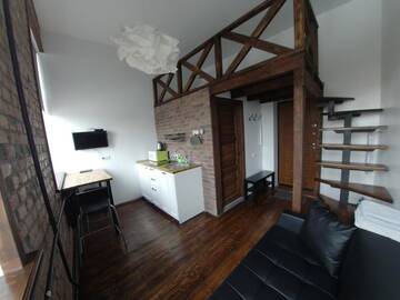 Фото номера Двухуровневые апартаменты Апартаменты Brestappart Loft Dzerzhynskogo 26 г. Брест 2